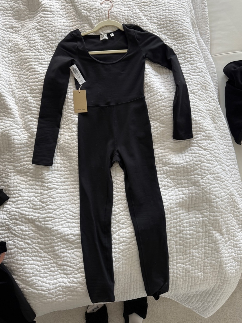Wilfred Free Black Long-Sleeve Jumpsuit 2XS
